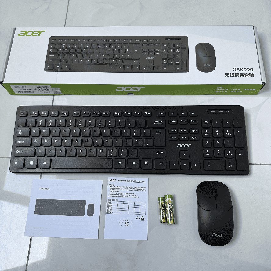 COMBO PHÍM CHUỘT KHÔNG DÂY ACER OAK920