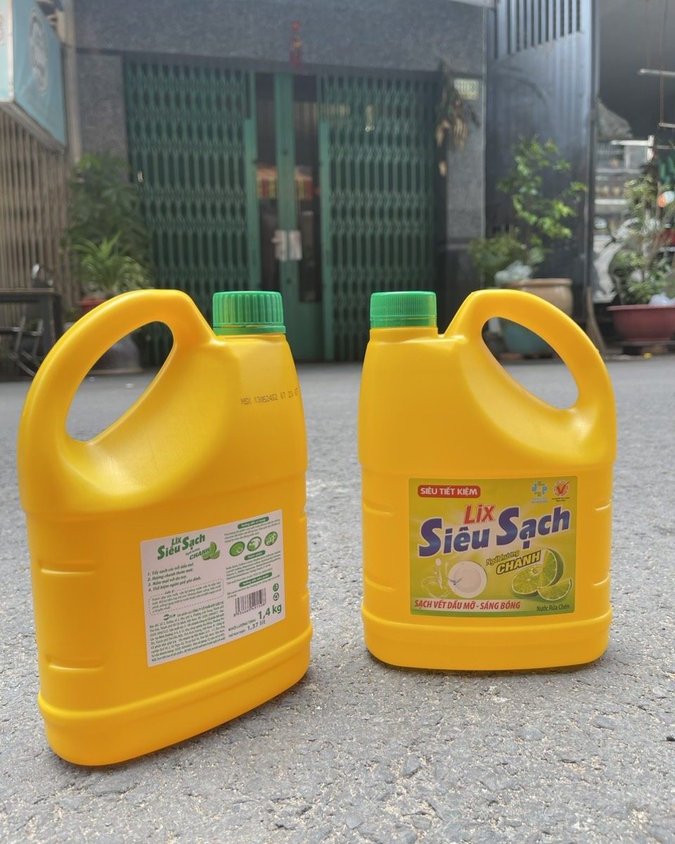 RỬA CHÉN LIX CAN MINI 1.4L HƯƠNG CHANH