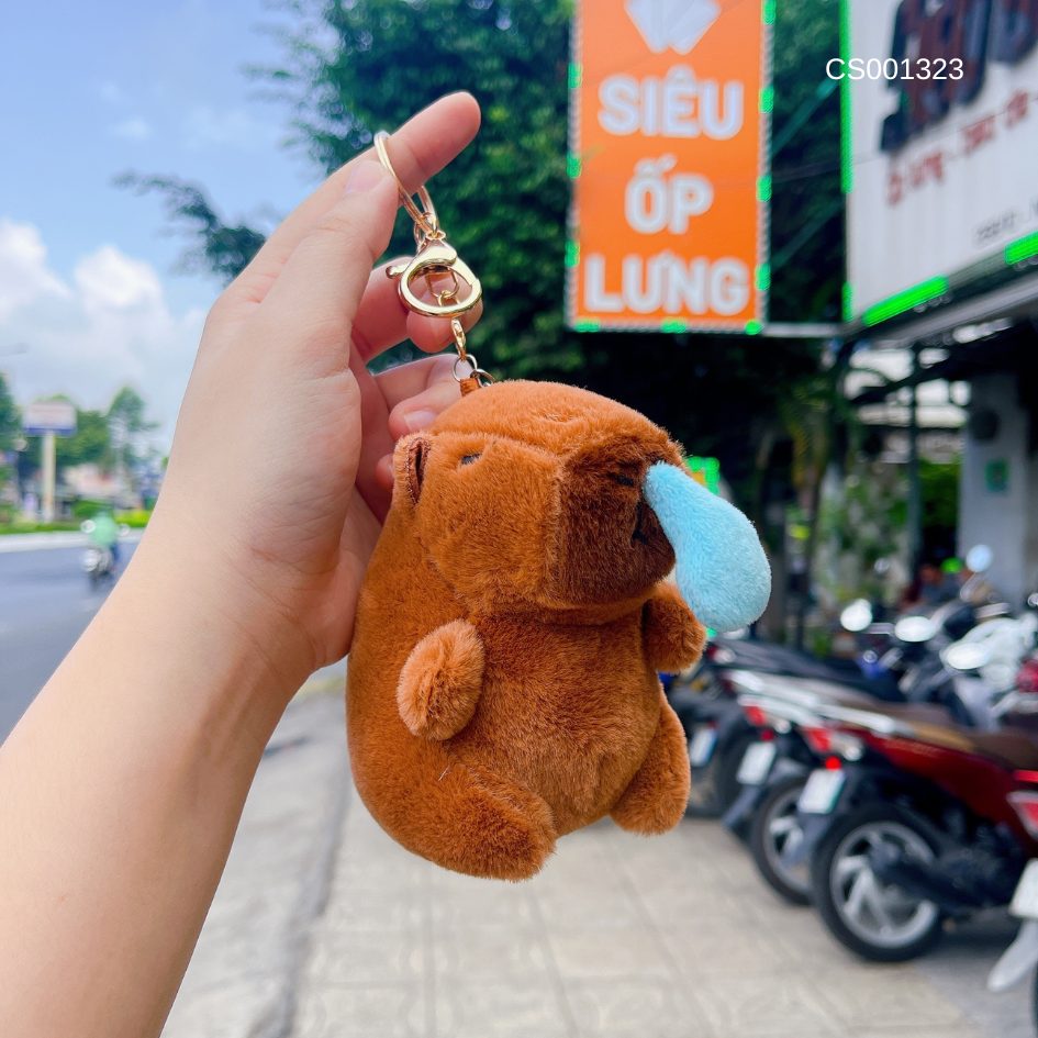 MÓC KHÓA CAPY BARA KÉO ĐƯỢC