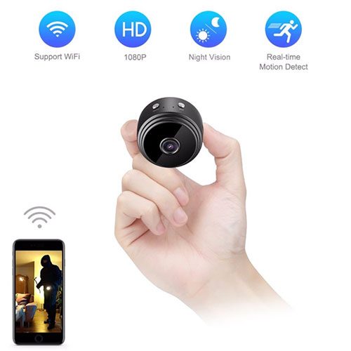 CAMERA NGỤY TRANG WIFI PIN SẠC W8 -FUH HD720