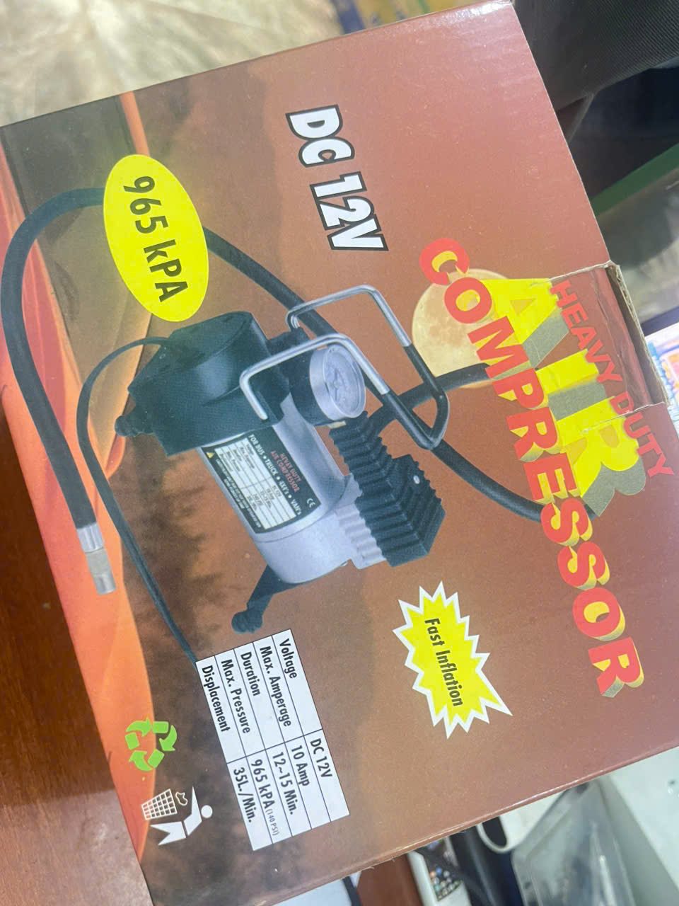 MÁY BƠM XE HƠI XE MOTO DC 12V-965 KPA 3 MÁY BƠM XE HƠI XE MOTO DC 12V-965 KPA - Ảnh 3