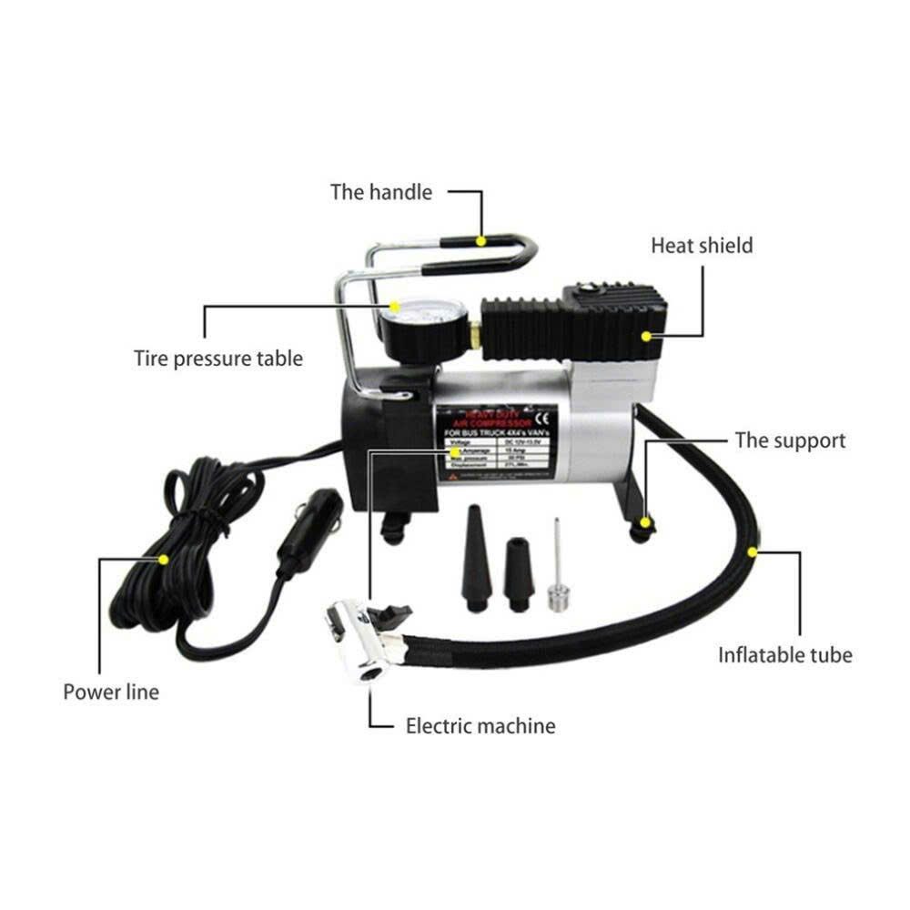 MÁY BƠM XE HƠI XE MOTO DC 12V-965 KPA