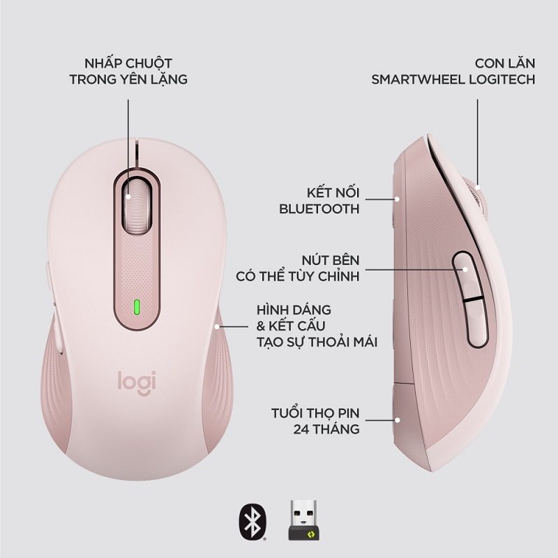 CHUỘT KHÔNG DÂY LOGITECH M650