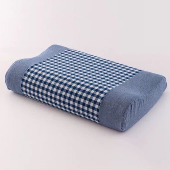 GỐI CAO SU NON KẺ SỌC  VAI GÁY