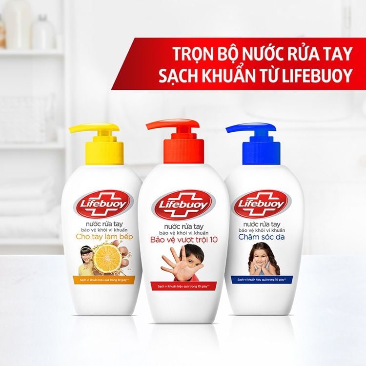 NƯỚC RỬA TAY SẠCH KHUẨN LIFEBUOY 450ML
