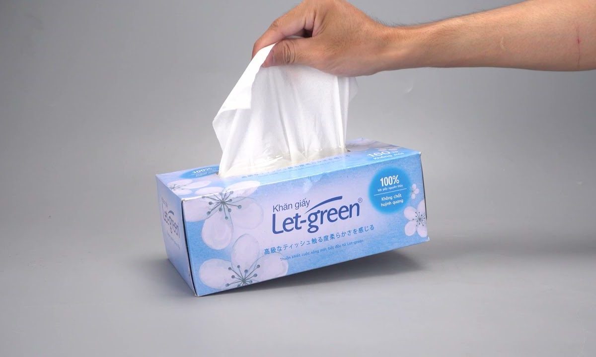 GIẤY LỤA HỘP LET-GREEN 160 TỜ KT 18*21MM