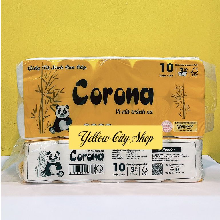 10 CUỘN GIẤY VỆ SINH CORONA KHÔNG LÕI 3 10 CUỘN GIẤY VỆ SINH CORONA KHÔNG LÕI - Ảnh 3