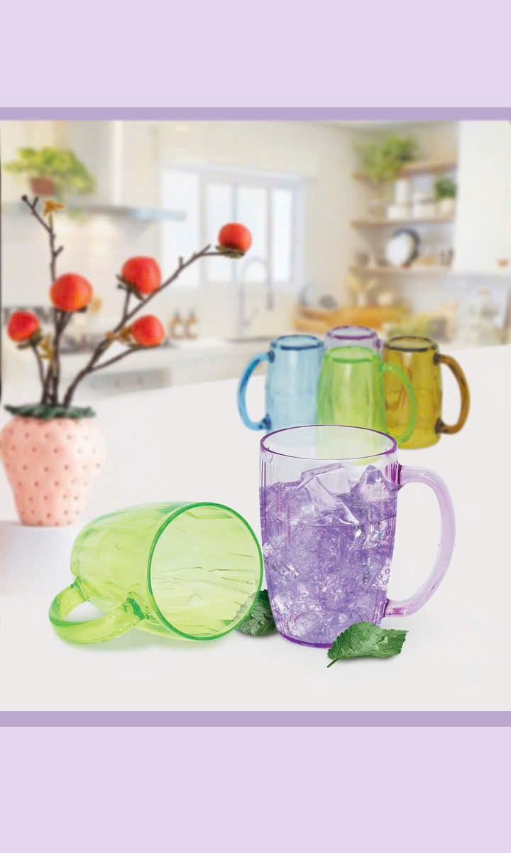 LY QUAI ĐẠI NHỰA TRONG MÀU 0553- 600ML