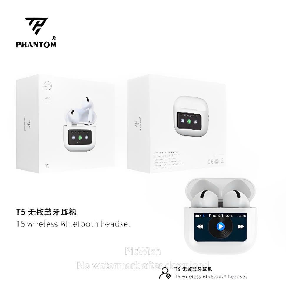 TAI NGHE BLUETOOTH PHANTOM T5 LCD 2 TAI NGHE BLUETOOTH PHANTOM T5 LCD - Ảnh 2