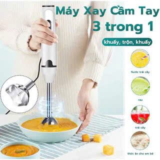 MÁY XAY CÂM TAY , MÁY XAY NHÚNG 3IN1 400W 3 MÁY XAY CÂM TAY , MÁY XAY NHÚNG 3IN1 400W - Ảnh 3