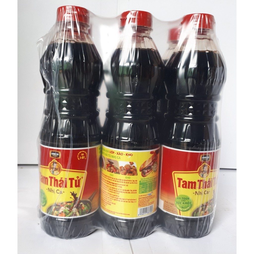 COMBO 3 CHAI NƯỚC TƯƠNG TAM THÁI TỬ 500ML