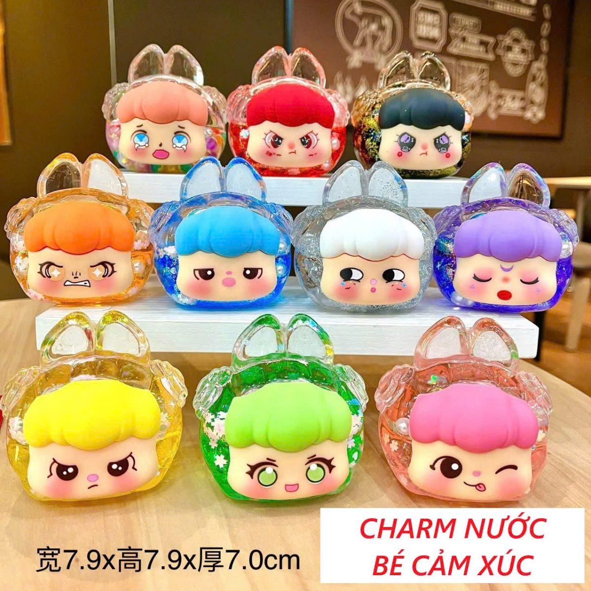 CHARM NƯỚC BÚP BÊ CẢM XÚC