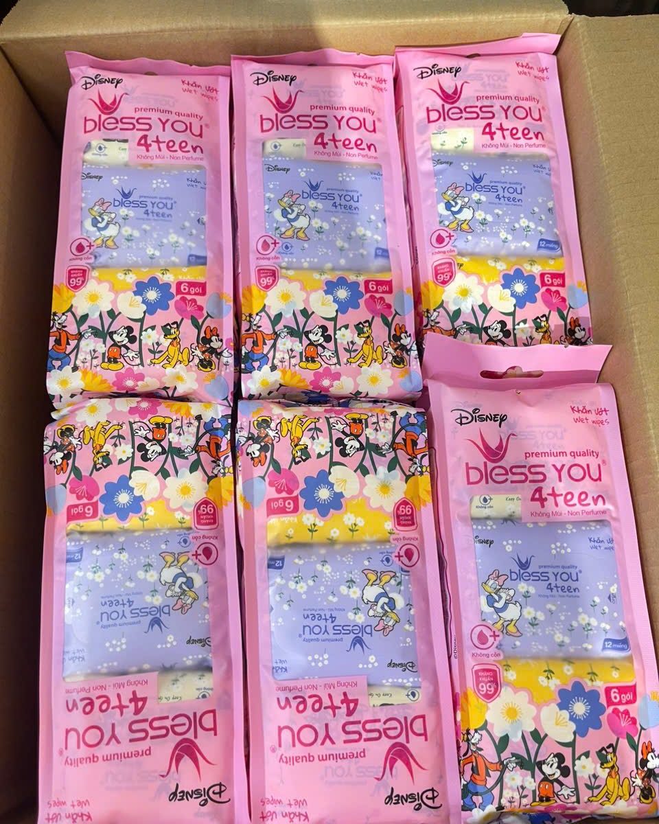 SÉT 8 GÓI KHĂN GIẤY BLESS YOU 4 TEEN