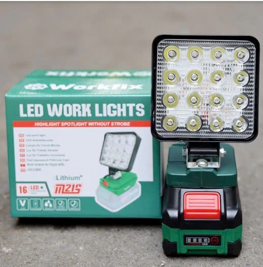 ĐÈN LED 16 BÓNG SỬ DỤNG PIN KHOAN MIKITA