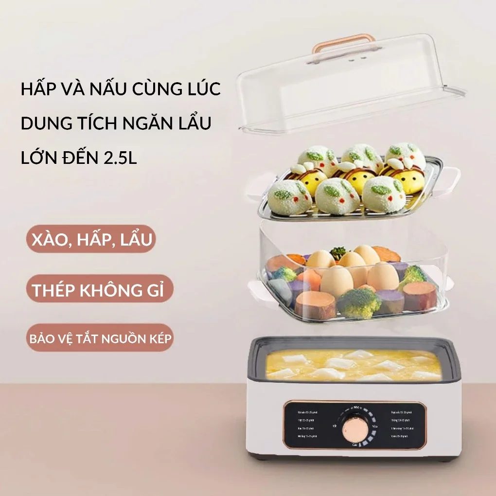 NỒI LẪU HẤP ĐA NĂNG PERFECT HL12 - DUNG TÍC 22L 6 NỒI LẪU HẤP ĐA NĂNG PERFECT HL12 - DUNG TÍC 22L - Ảnh 6