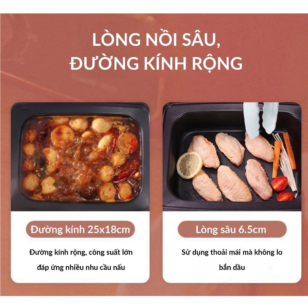 NỒI LẪU HẤP ĐA NĂNG PERFECT HL12 - DUNG TÍC 22L