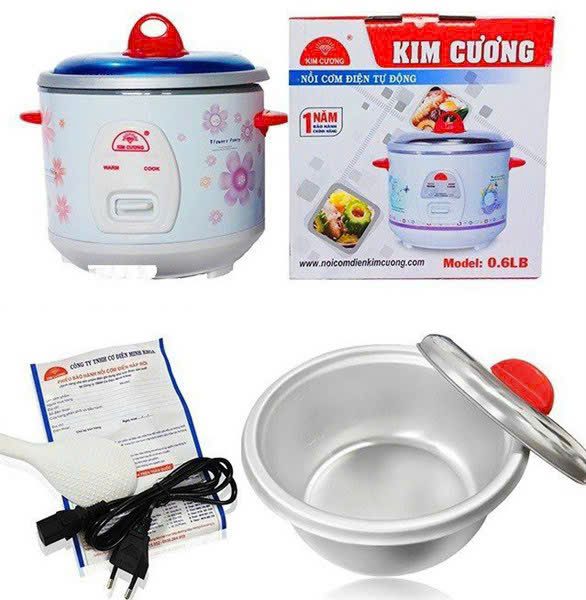 NỒI CƠM ĐIỆN KIM CƯƠNG 1.8L R NĂP RỜI 600W 2 NỒI CƠM ĐIỆN KIM CƯƠNG 1.8L R NĂP RỜI 600W - Ảnh 2