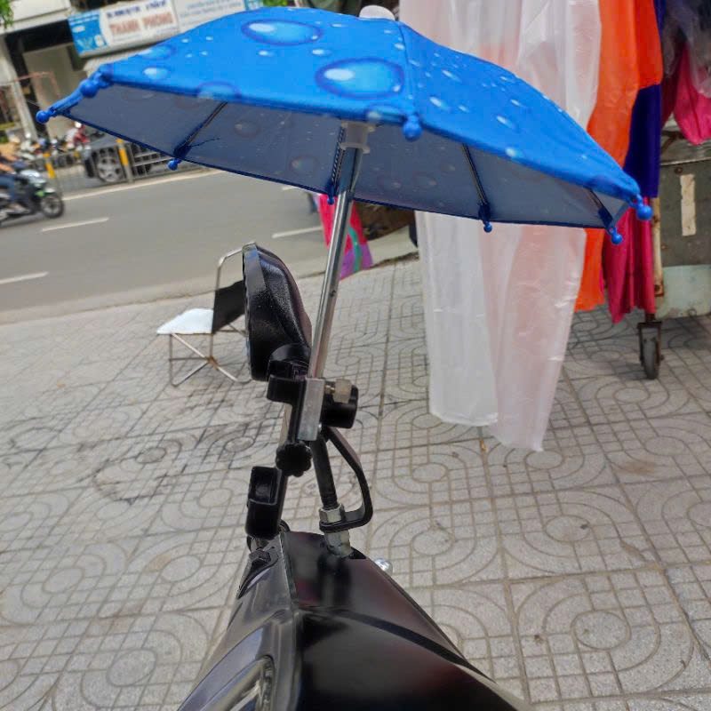 DÙ MINI CHE ĐIỆN THOẠI GẮN XE MÁY 2 DÙ MINI CHE ĐIỆN THOẠI GẮN XE MÁY - Ảnh 2