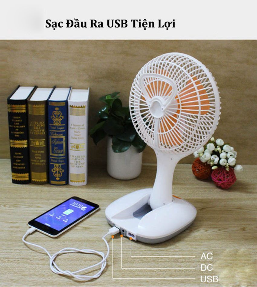 QUẠT SẠC TÍCH ĐIỆN F0166 3 QUẠT SẠC TÍCH ĐIỆN F0166 - Ảnh 3