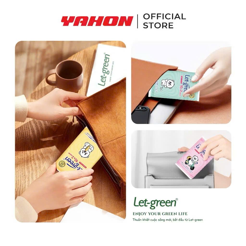 LỐC 9 GÓI KHĂN GIẤY KHÔ MINI XINH XẮN