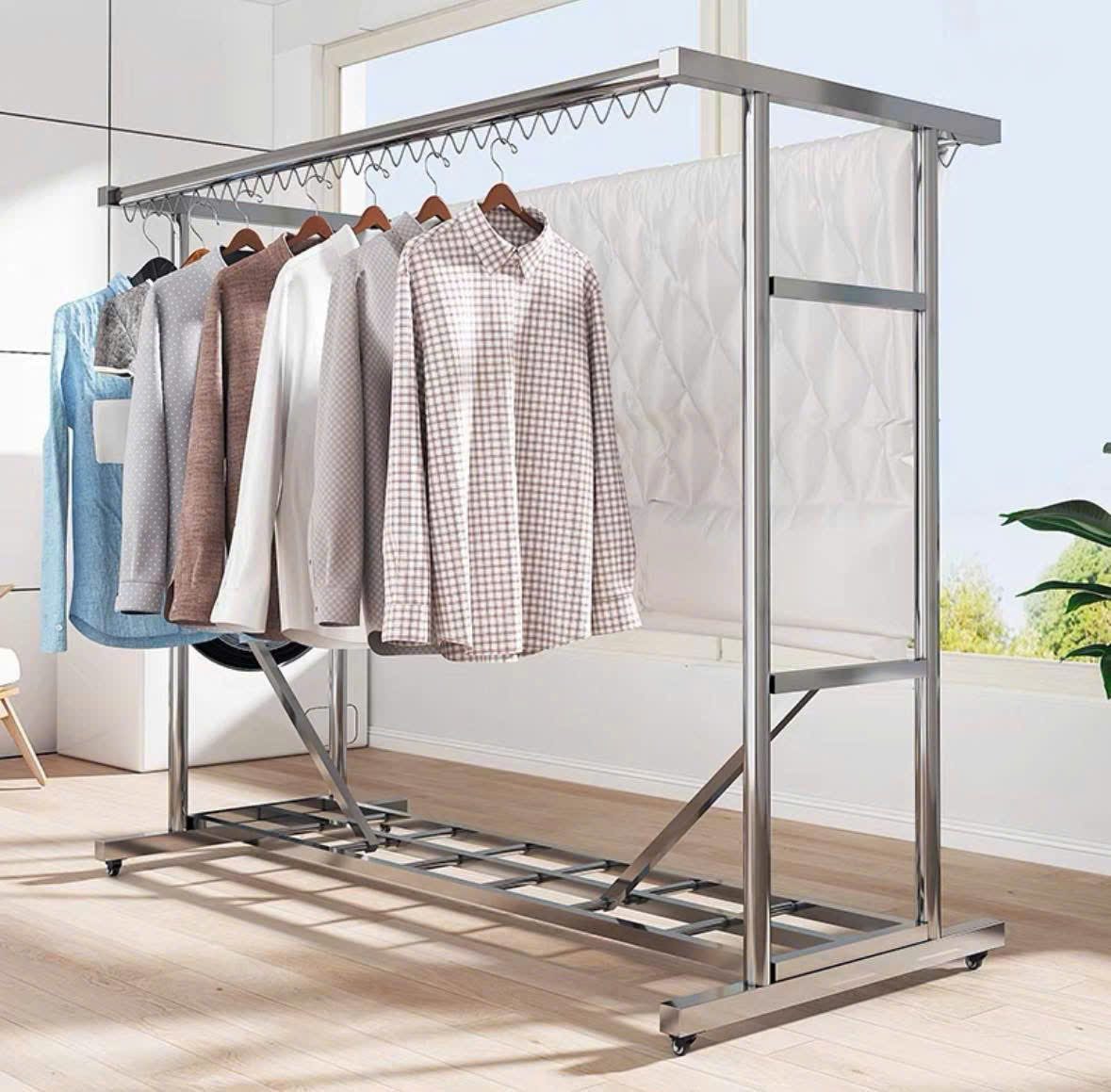 GIÀN PHƠI INOX KÉP KEI KT D1.8*R53*C1.55CM 3 GIÀN PHƠI INOX KÉP KEI KT D1.8*R53*C1.55CM - Ảnh 3