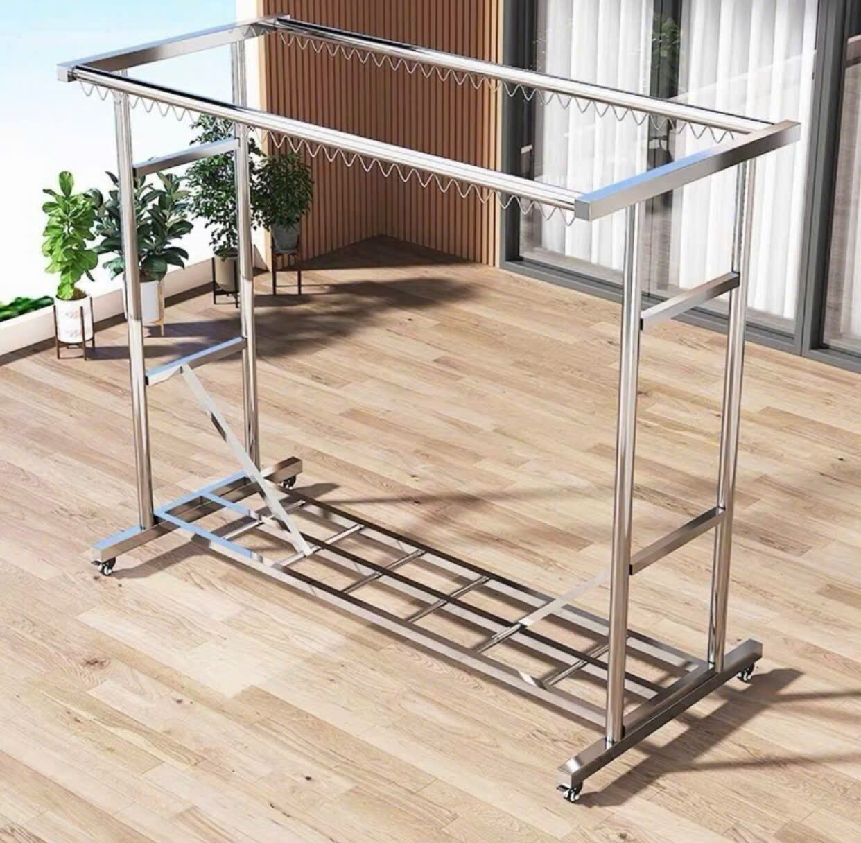 GIÀN PHƠI INOX KÉP KEI KT D1.8*R53*C1.55CM 4 GIÀN PHƠI INOX KÉP KEI KT D1.8*R53*C1.55CM - Ảnh 4