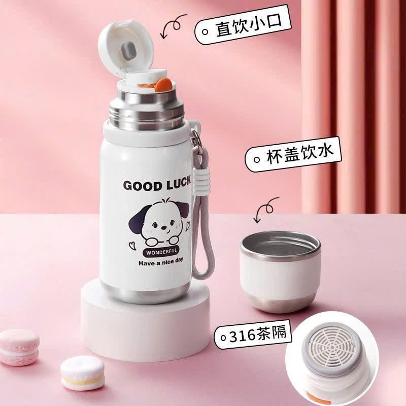 BÌNH GIỮ NHIỆT HỌC SINH GOOD LUCK 500ML 2 BÌNH GIỮ NHIỆT HỌC SINH GOOD LUCK 500ML - Ảnh 2