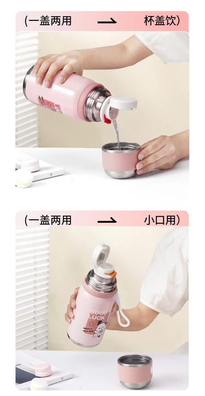 BÌNH GIỮ NHIỆT HỌC SINH GOOD LUCK 500ML 3 BÌNH GIỮ NHIỆT HỌC SINH GOOD LUCK 500ML - Ảnh 3