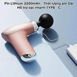 SÚNG MASSAGE CẦM TAY 8 ĐẦU CÓ LED 2 SÚNG MASSAGE CẦM TAY 8 ĐẦU CÓ LED - Ảnh 2