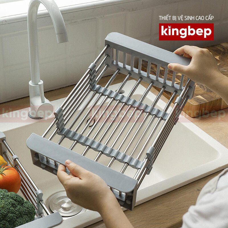 KHAY INOX GÁC BỒN RỬA CHÉN TĂNG GIẢM