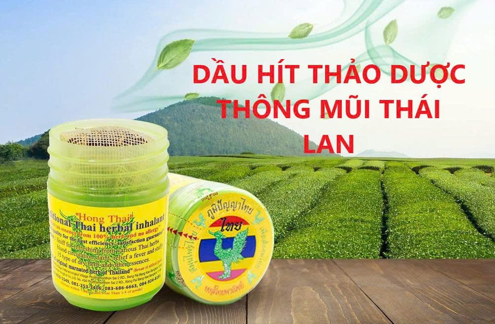 DẦU HÍT THẢO DƯỢC XÔNG MŨI THÁI LAN