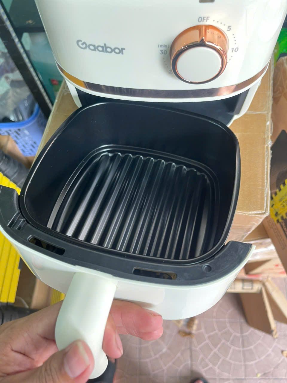 Nồi Chiên Không Dầu Mini GAABOR AF20M-YE01A Dung Tích 2L 3 Nồi Chiên Không Dầu Mini GAABOR AF20M-YE01A Dung Tích 2L - Ảnh 3