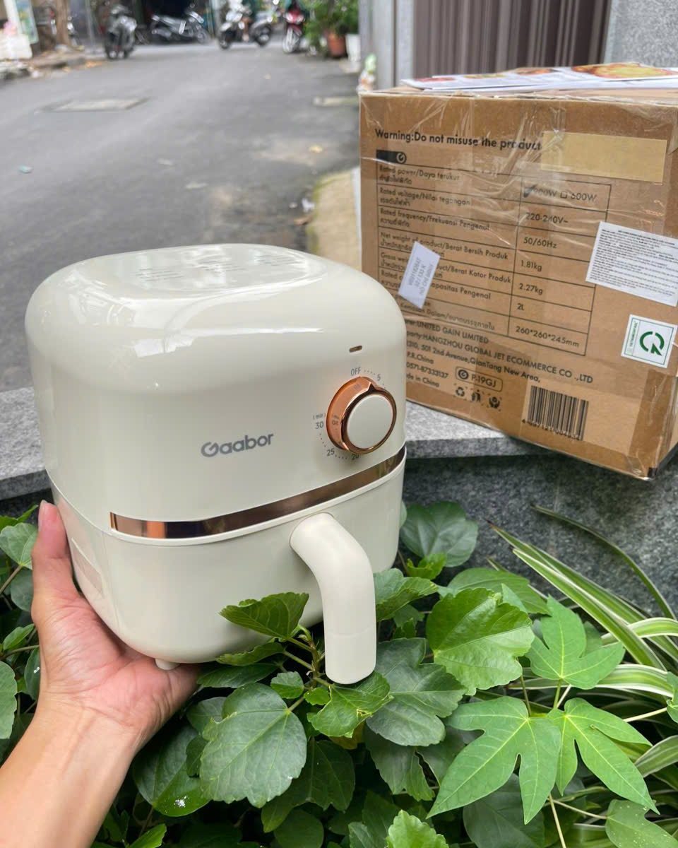 Nồi Chiên Không Dầu Mini GAABOR AF20M-YE01A Dung Tích 2L