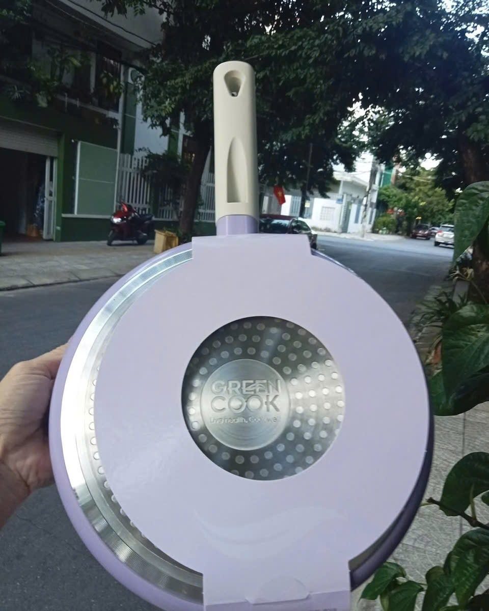 CHẢO GREENCOOK 24CM CÓ MIỆNG