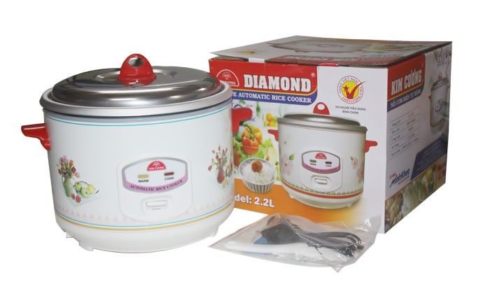 NỒI CƠM KIM CƯƠNG 2.2L NẮP RỜI CHỐNG DÍNH 3 NỒI CƠM KIM CƯƠNG 2.2L NẮP RỜI CHỐNG DÍNH - Ảnh 3