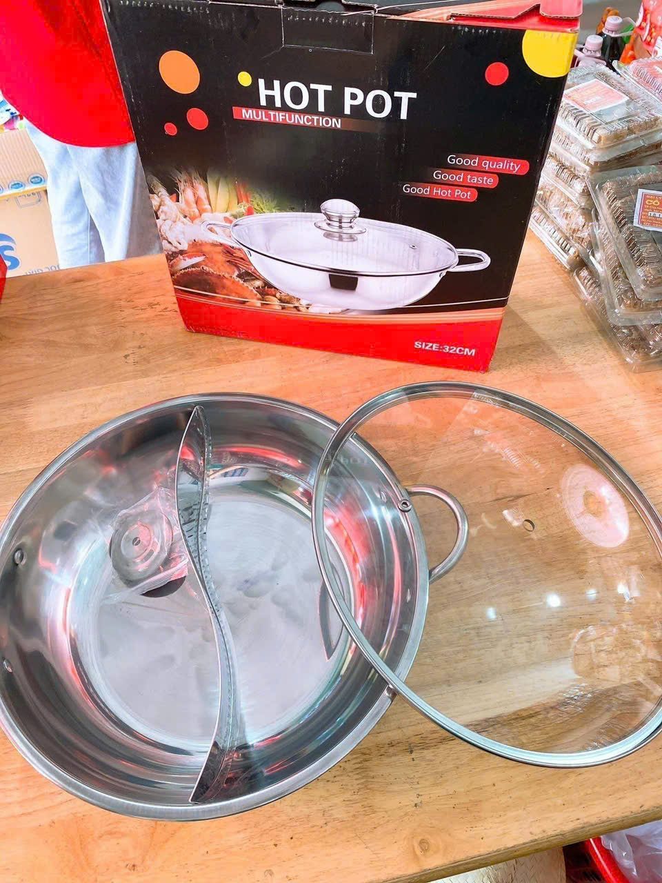 NỒI LẪU 2 NGĂN 28CM INOX 3 NỒI LẪU 2 NGĂN 28CM INOX - Ảnh 3