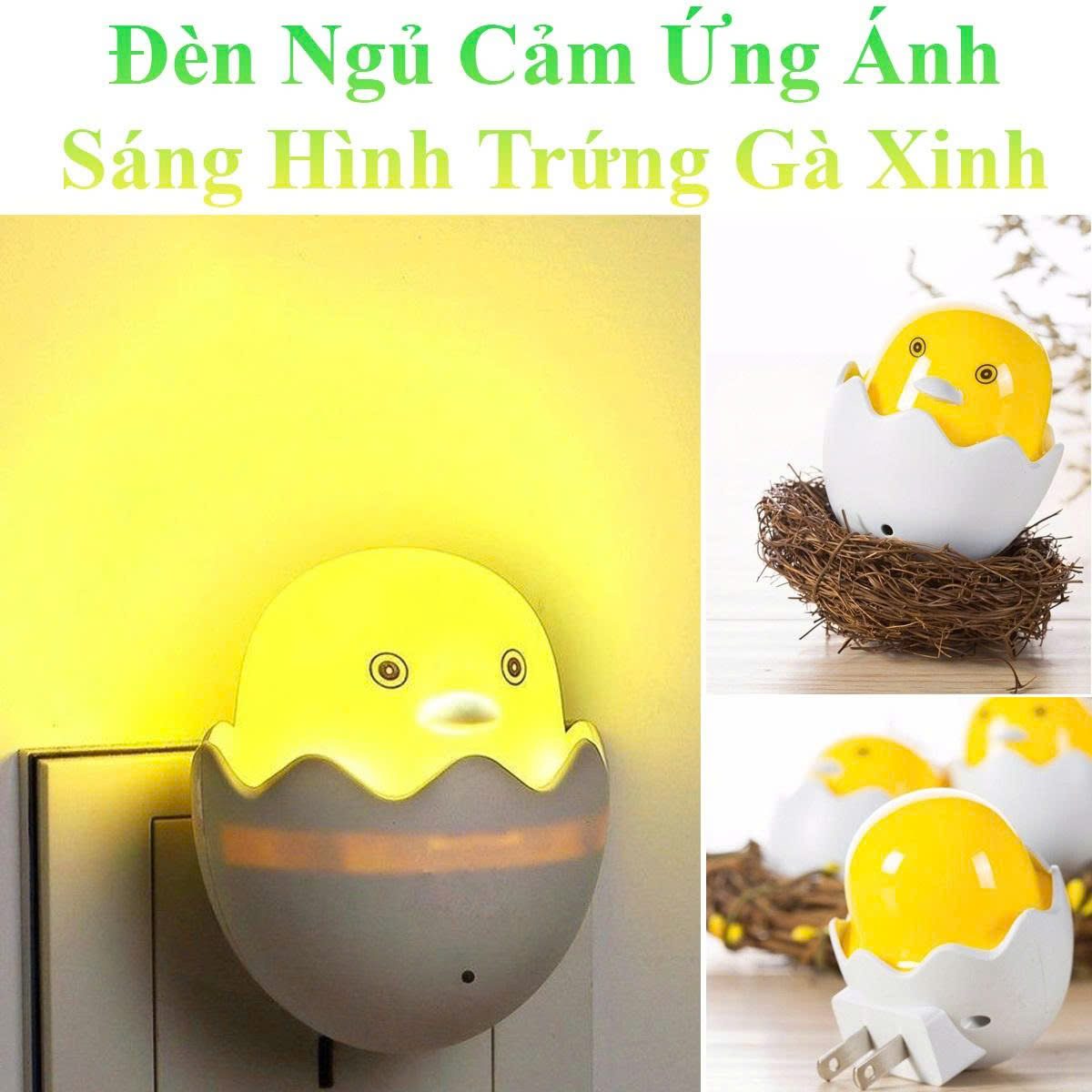 ĐÈN NGỦ CẢM ỨNG HÌNH TRỨNG GÀ 2 ĐÈN NGỦ CẢM ỨNG HÌNH TRỨNG GÀ - Ảnh 2