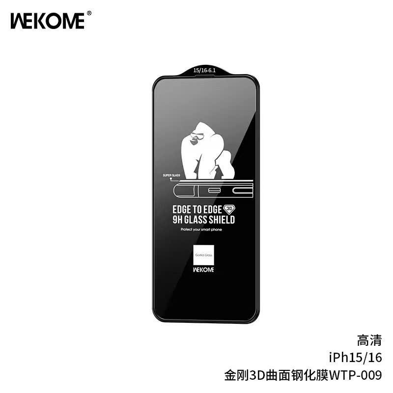 MIẾNG DÁN CƯỜNG LỰC WEKOME 6D IPHONE 17 PRO -IP17 PROMAX
