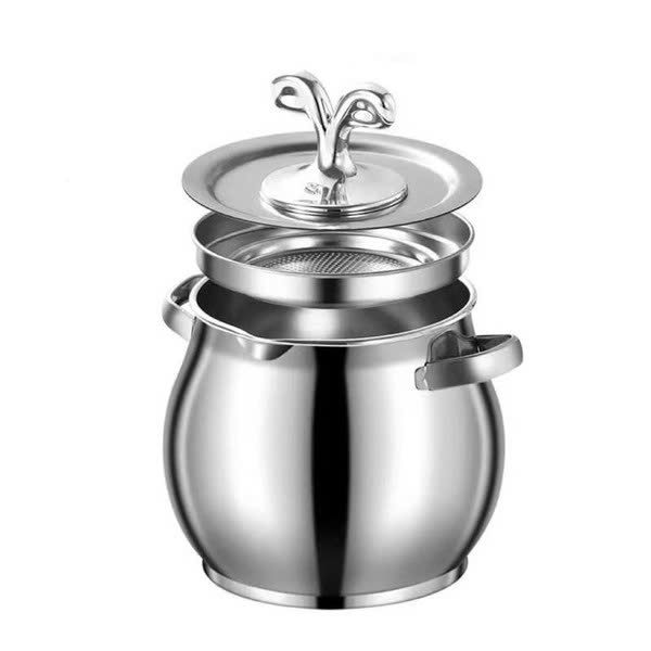 CA LỌC DẦU INOX KÈM MUỖNG TAI THỎ