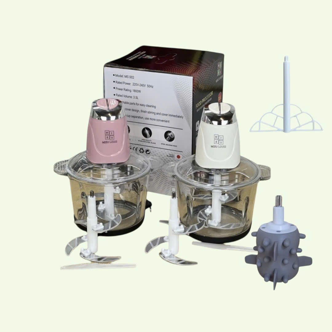 MÁY XAY THỊT MISU VILLA 3.5L CỐI THỦY TINH