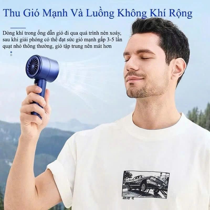 QUẠT SẠC MINI CẦM TAY TOPGIA