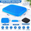ĐỆM NGỒI 3D SILICON THOÁNG KHÍ 8 1 1 16