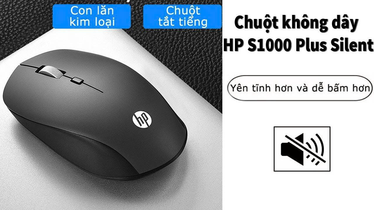 CHUỘT KHÔNG DÂY HP S1000 2 CHUỘT KHÔNG DÂY HP S1000 - Ảnh 2
