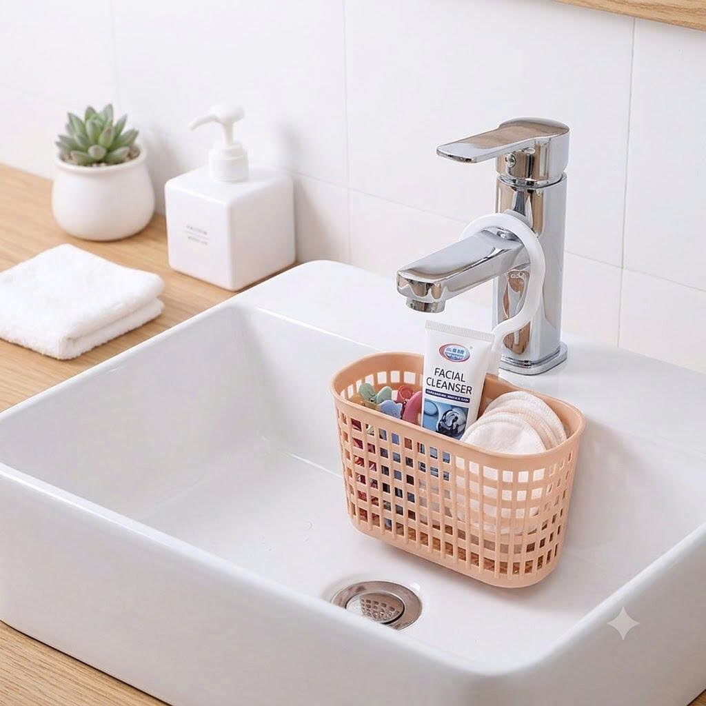RỔ MINI TREO BỒN RỬA CHÉN CÓ MÓC 4 RỔ MINI TREO BỒN RỬA CHÉN CÓ MÓC - Ảnh 4