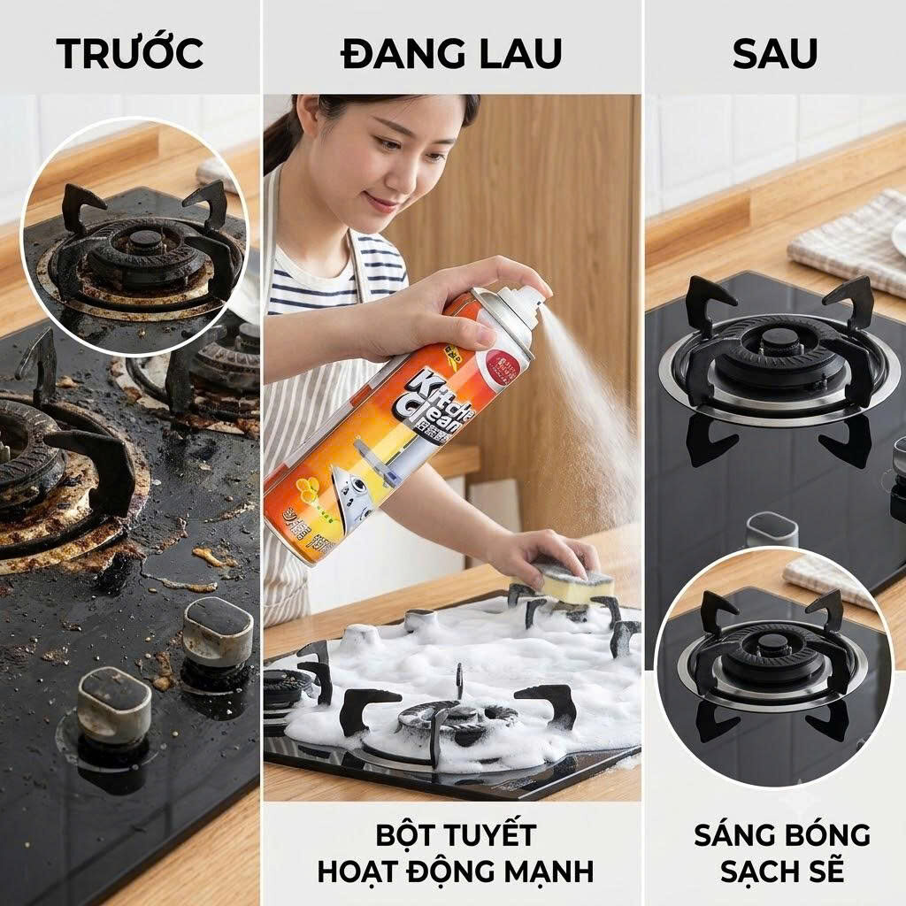CHAI TẨY RỬA NHÀ BẾP 500ML 2 CHAI TẨY RỬA NHÀ BẾP 500ML - Ảnh 2