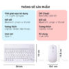 COMBO PHÍM CHUỘT BLUETOOTH 5.0 CHO MTB/IP/ IPAD 8 13 13