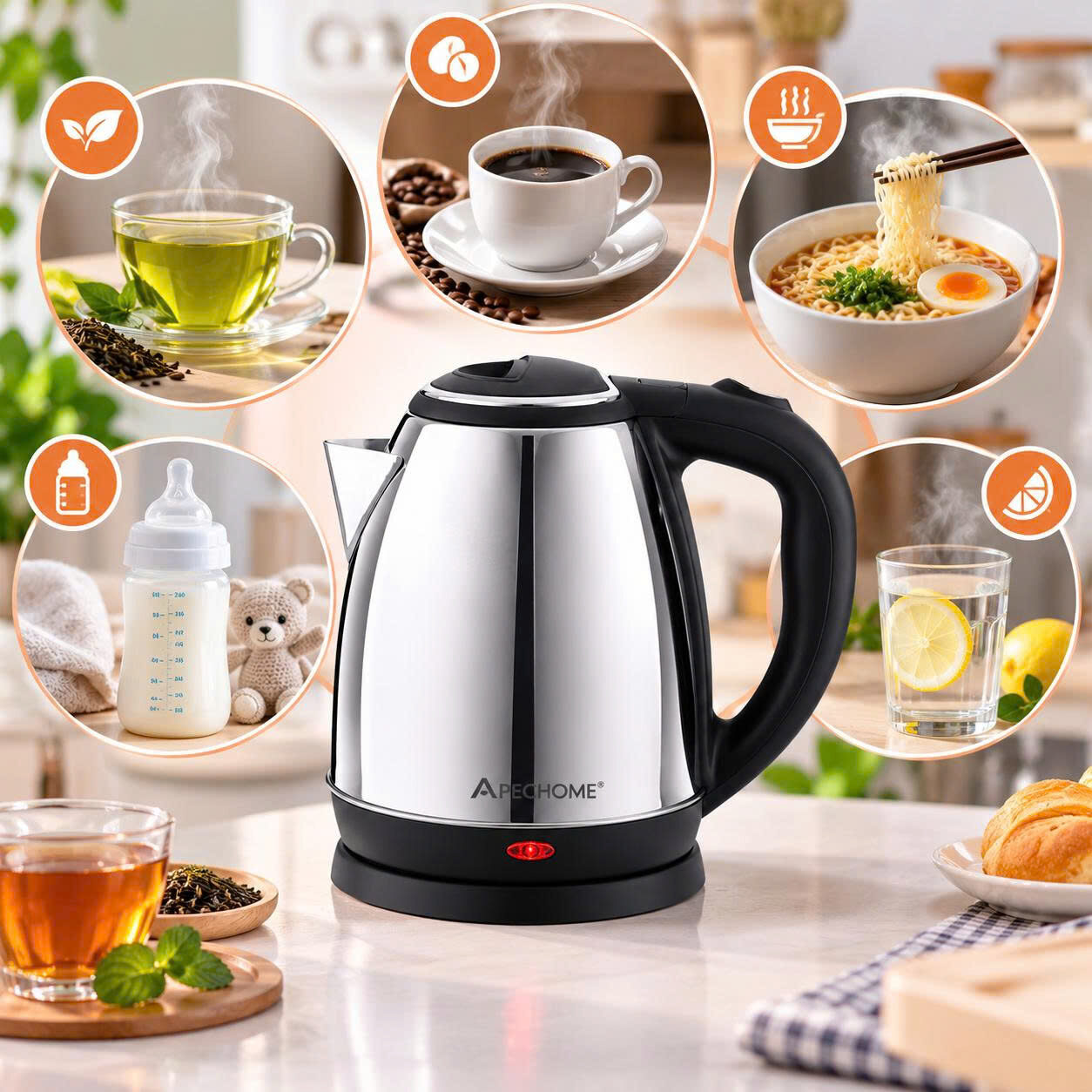 ẤM ĐUN SIÊU TỐC APECHOME ST05 1.8L 4 ẤM ĐUN SIÊU TỐC APECHOME ST05 1.8L - Ảnh 4