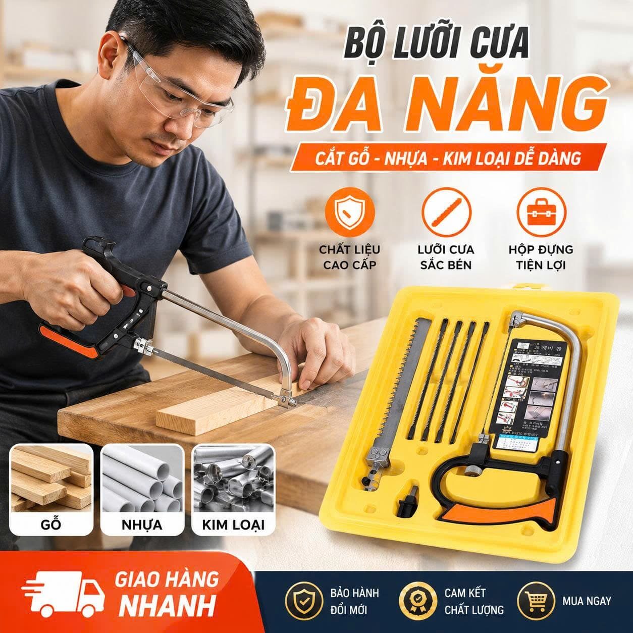 BỘ CƯA ĐA NĂNG 6 LƯỠI HA705