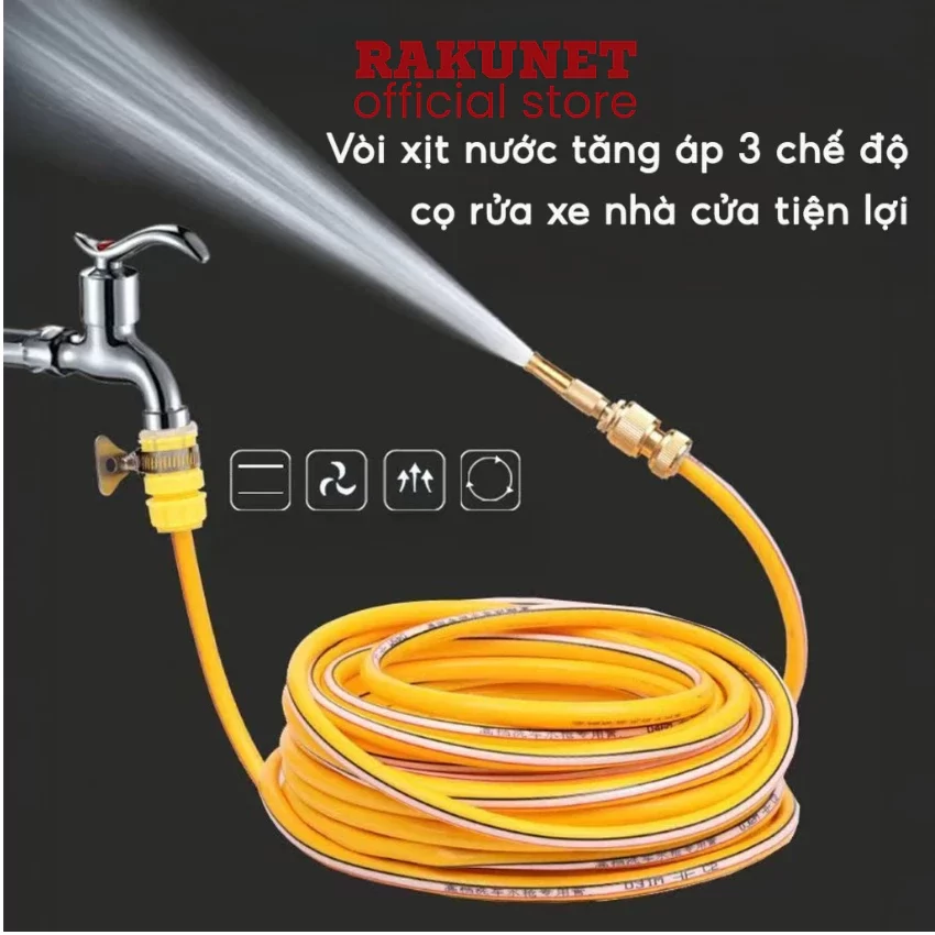 VÒI RỬA XE TĂNG ÁP ĐỦ PHỤ KIỆN 4 VÒI RỬA XE TĂNG ÁP ĐỦ PHỤ KIỆN - Ảnh 4