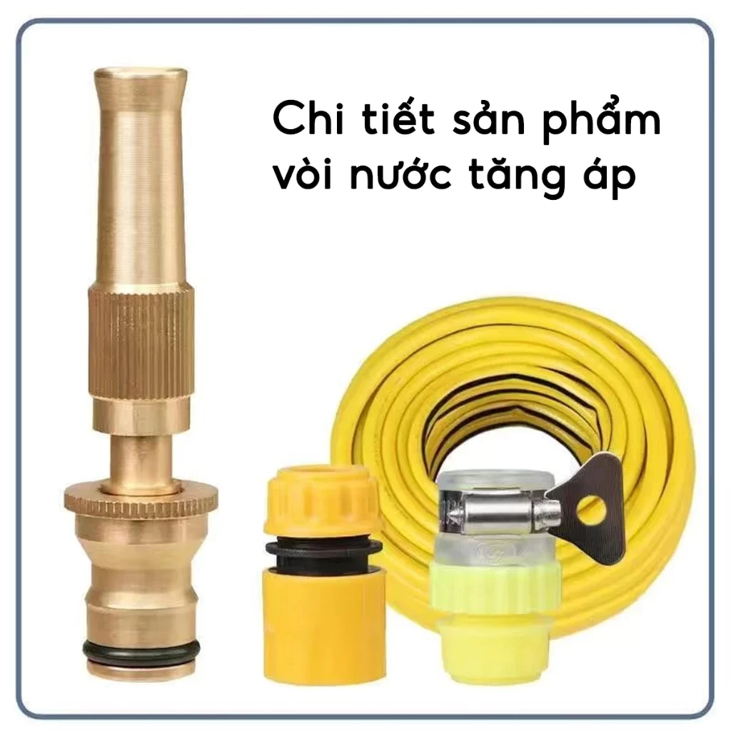 VÒI RỬA XE TĂNG ÁP ĐỦ PHỤ KIỆN 3 VÒI RỬA XE TĂNG ÁP ĐỦ PHỤ KIỆN - Ảnh 3